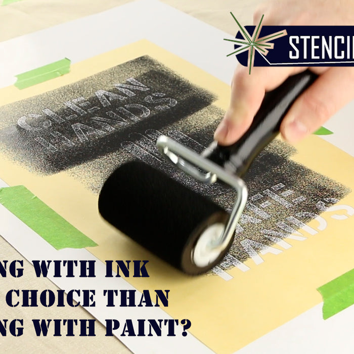 When is Stenciling with Ink a Better Choice Than Stenciling with Paint?