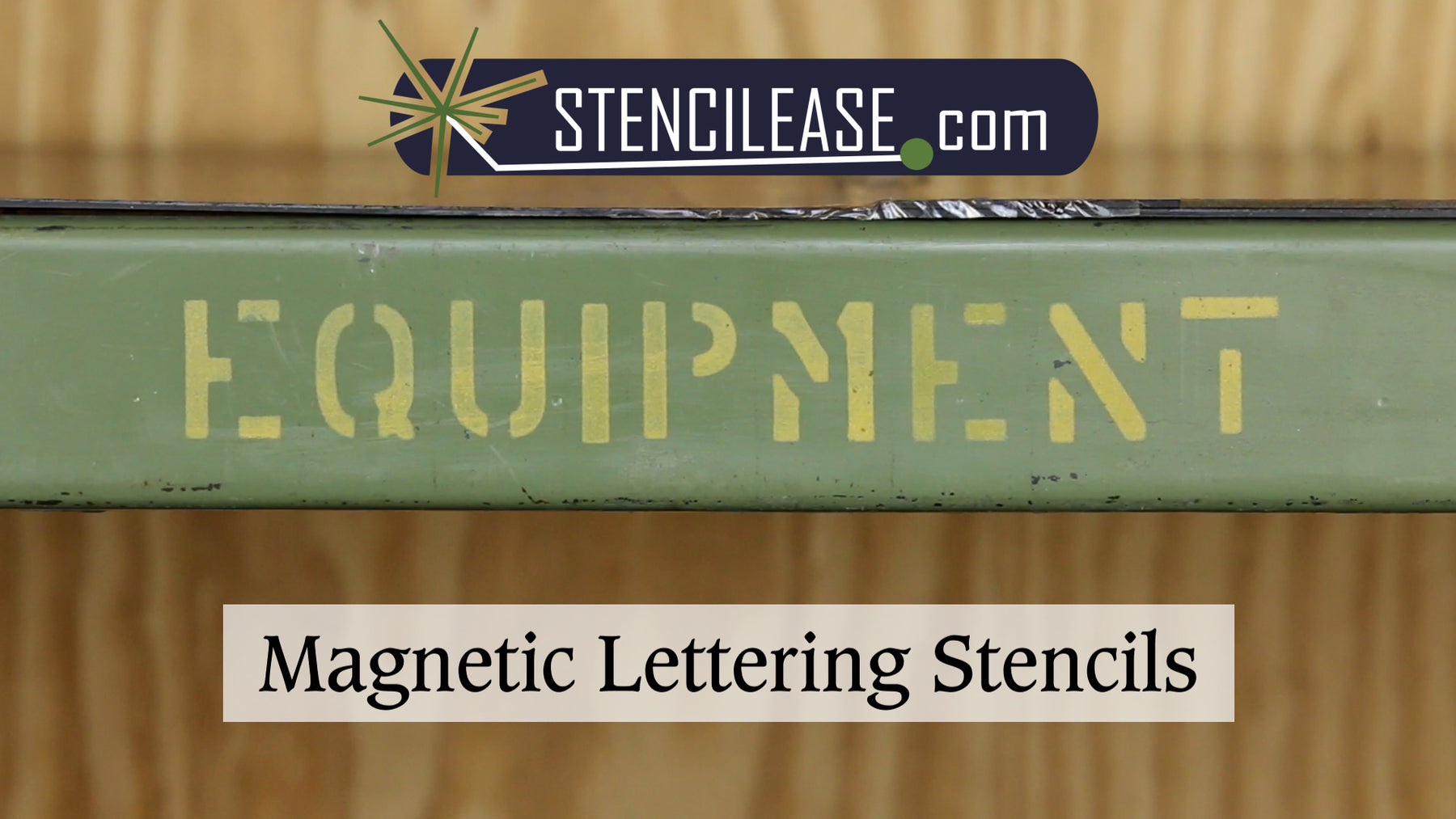 Labeling Metal Surfaces Using Stencil Ease Magnetic Lettering Stencils