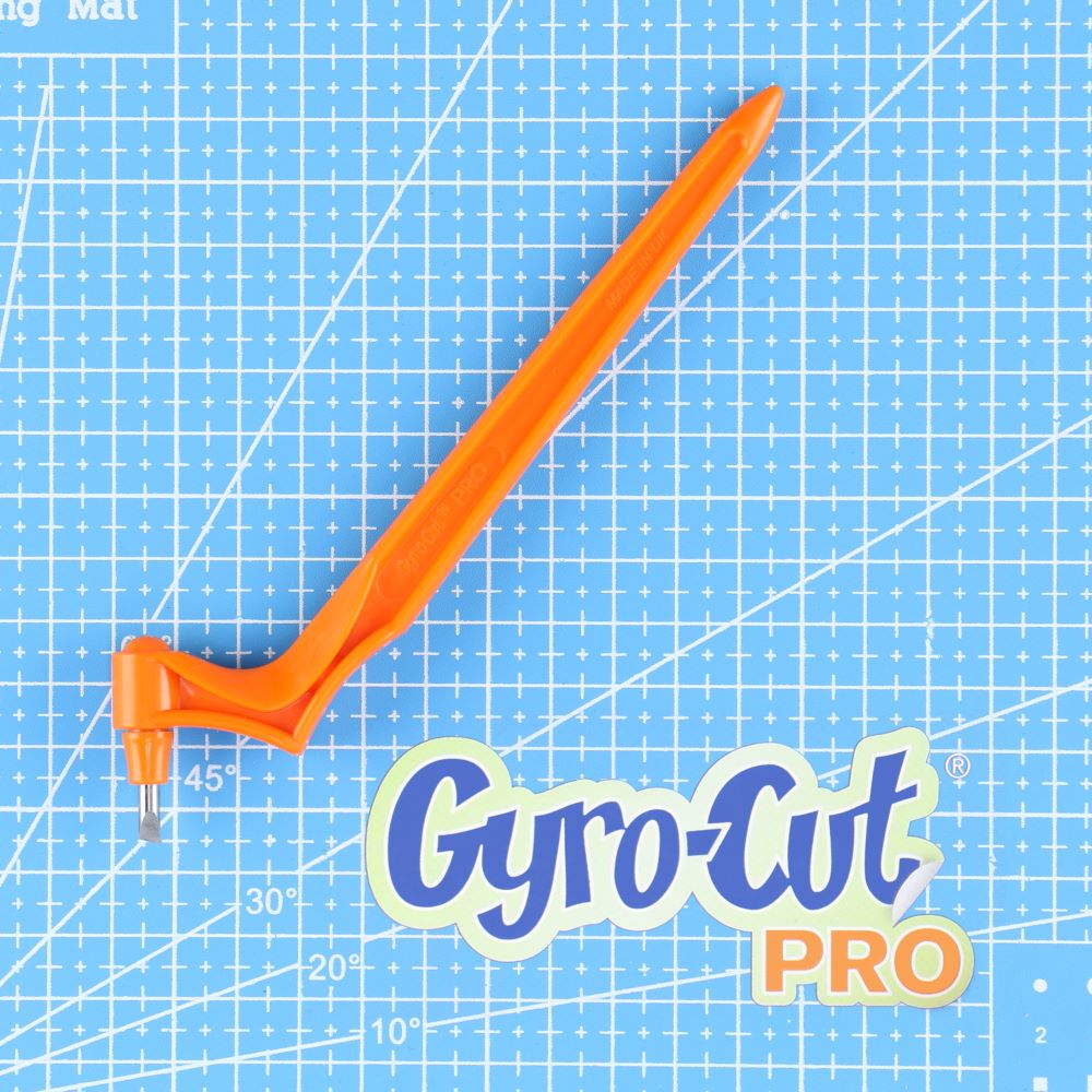 Gyrocut Set With Sticky Mat Adhesive 2 Blade Packs + A4 Cutting Mat Gyro Cut