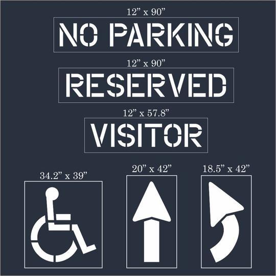 Parking Lot Stencils for Precise & Professional Marking