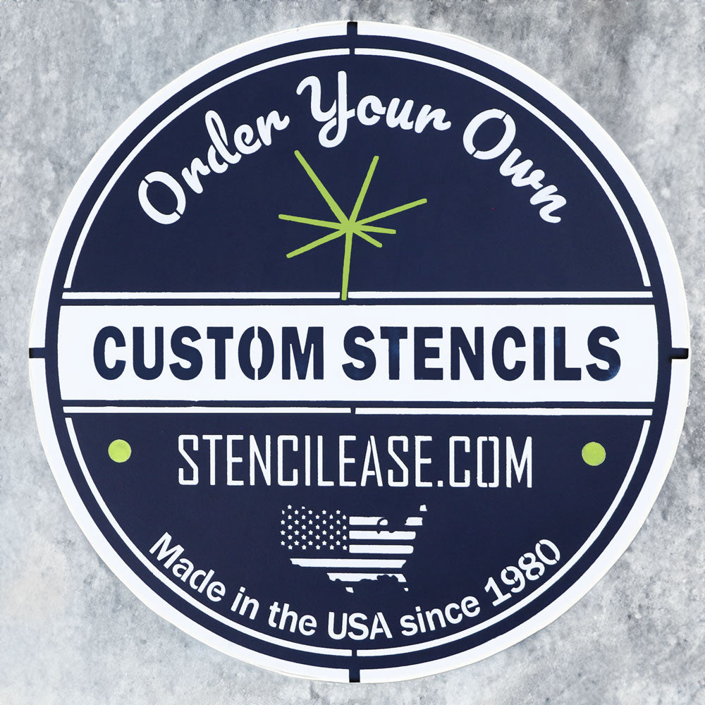 Pick Your Size Custom Vertical Stencil