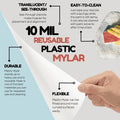 Blank Stencil Sheets 2 mil Mylar