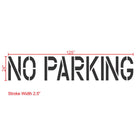 No Parking Stencil | Durable, Contractor-Grade Marking for Parking Lots ...