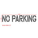 Parking Garage No Parking Stencil 24" Measurement
