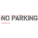 No Parking Stencil 8" Measurements