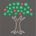 Alphabet Tree Playground Stencil