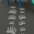 Bear Crawl Playground Stencil
