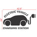 Electric Car Charging Station Stencil 24" measurements