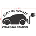 Electric Car Charging Station Stencil 48" Measurement