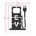 Electric Vehicle Charging Station Pump Stencil 24" Measurements