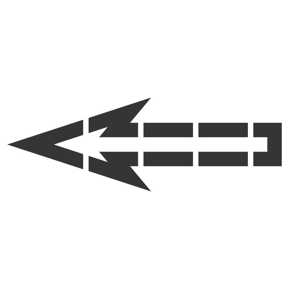 Walmart 76 inch Straight Arrow Stencil | Clear and Efficient