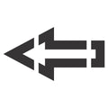 Walmart 45 inch Straight Arrow Stencil