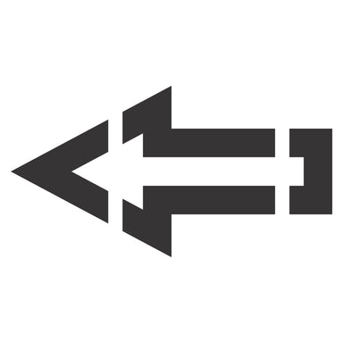 Walmart 45 inch Straight Arrow Stencil