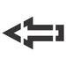 Walmart 45 inch Straight Arrow Stencil