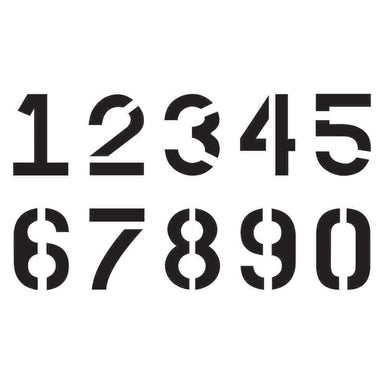 Number Stencils - Large Number Stencils for Painting, Every Digit