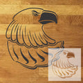 Eagle Head 1 Mascot Stencil