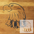 Eagle Head 2 Mascot Stencil