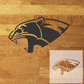 Panthers Mascot Athletic Stencil