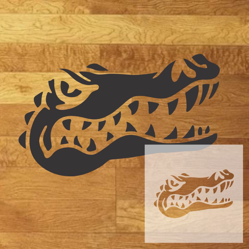 Gators Mascot Stencil