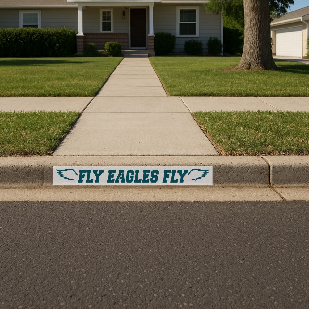 Fly Eagles Fly Curb Painting Stencil