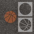 Basketball Parking Space Stencil