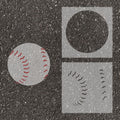 Baseball and Softball Parking Space Stencil