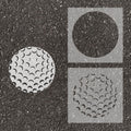 Golf Ball Parking Space Stencil