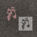 Ballet Pointe Shoes Parking Space Stencil