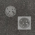 Disco Ball Parking Space Stencil