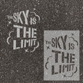 The Sky Is The Limit Parking Space Stencil