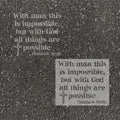 Matthew Bible Verse Parking Space Stencil