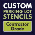 Custom Parking Lot Stencils for Spray Painting