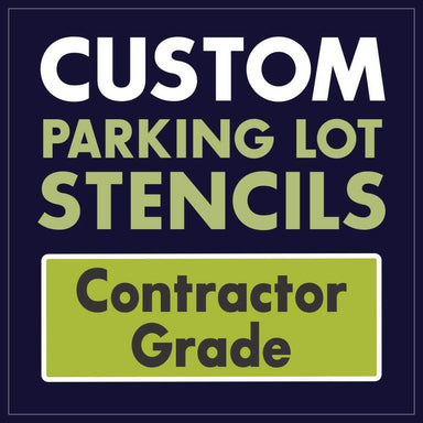 Customer Parking Only Stencil - Parking Lot Stencils - Industrial Stencils