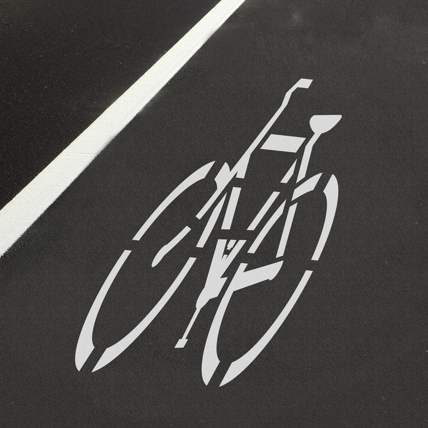 Bike Lane Stencils for Clear Marking – Stencil Ease