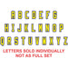 24 inch | Outline Letter Stencils - Letters sold individually, not as full set