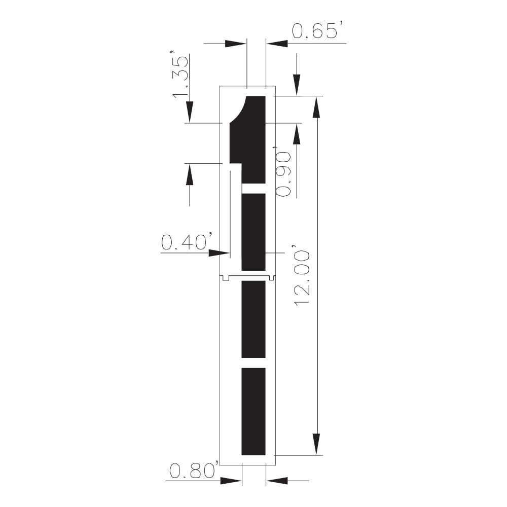 FAA Airport Taxiway Stencils 7 Foot