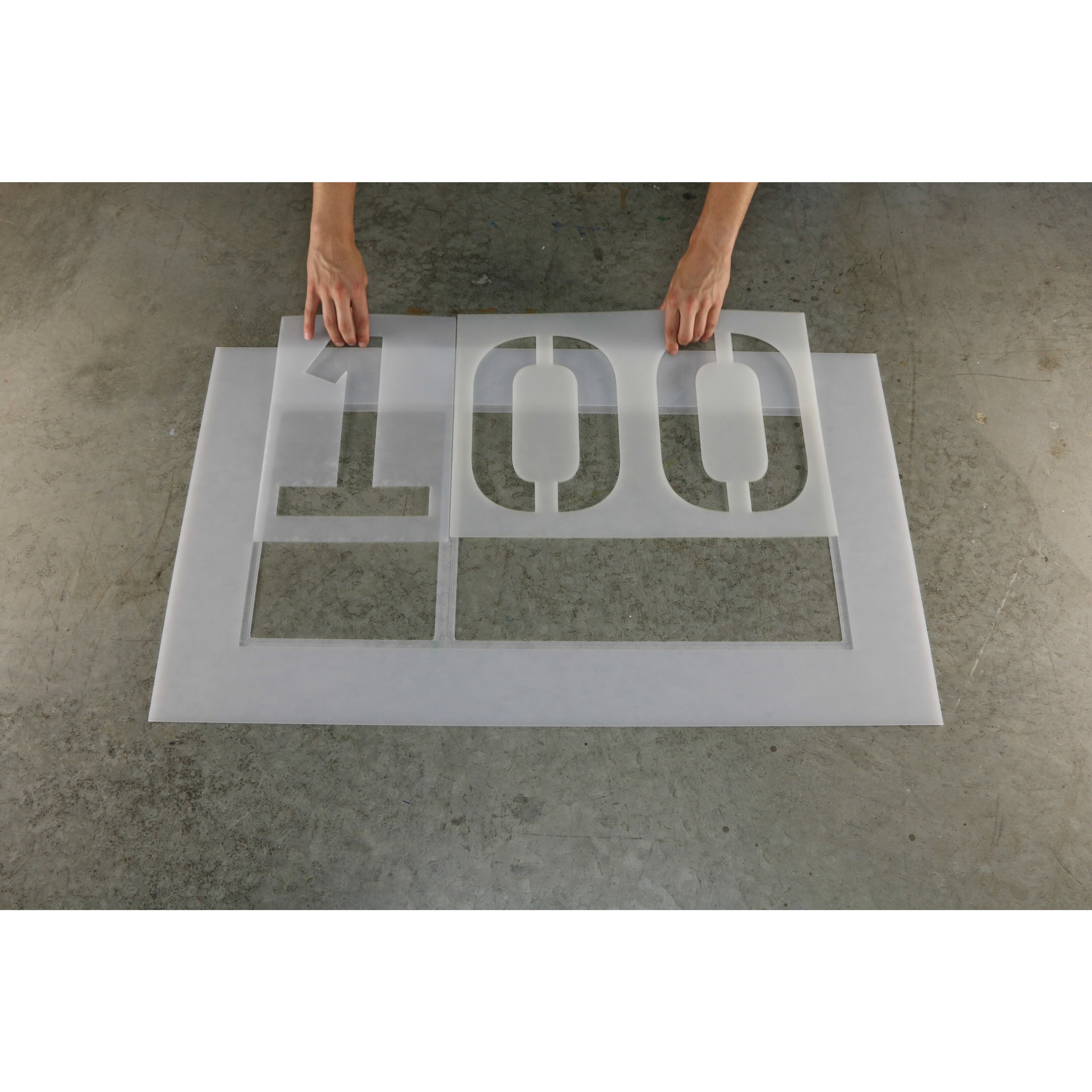 Number Stencils - Large Number Stencils for Painting, Every Digit