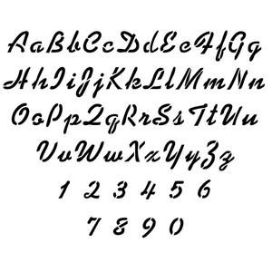 Alako Letter and Number Stencil Sets