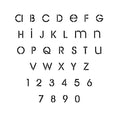 Arrierre Garde Letter and Number Stencil Sets