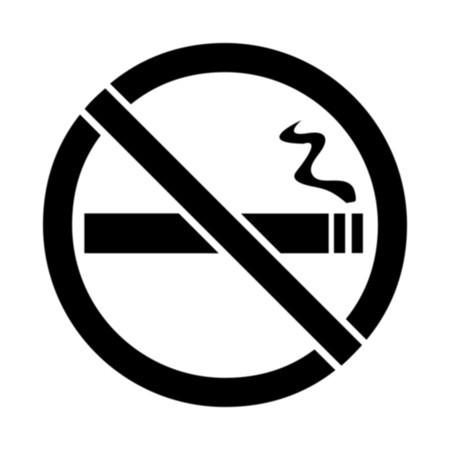 cigarette stencil No Smoking Sign Stencil 10 mil. Laser Cut Mylar / 4 cigarette stencil No Smoking Sign Stencil 10 mil. Laser Cut Mylar / 4