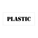 Plastic - Recycle, Trash, Waste Management Signs and Symbol Stencils