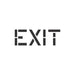 Exit Stencil