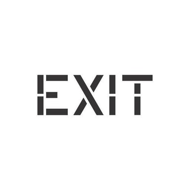 Exit Stencil