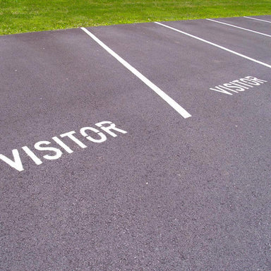 Visitor Parking Lot Marking Stencil