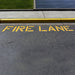 Fire Lane Stencil