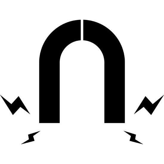 Magnetized Symbol Stencil