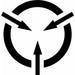 Electrostatic Sensitive Symbol Stencil