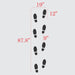 Walking Footprint Pedestrian Walkway Warehouse Safety Stencil