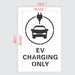 EV Electric Car Parking Stencil Charging