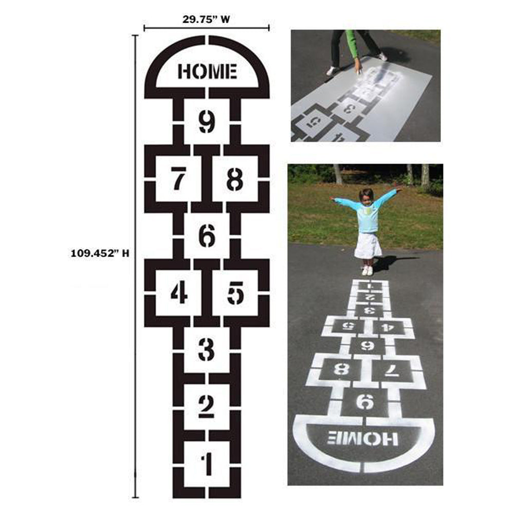 Hopscotch Stencil